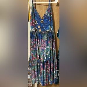 Blackmilk Mid-Maxi Monet Garden Dress L